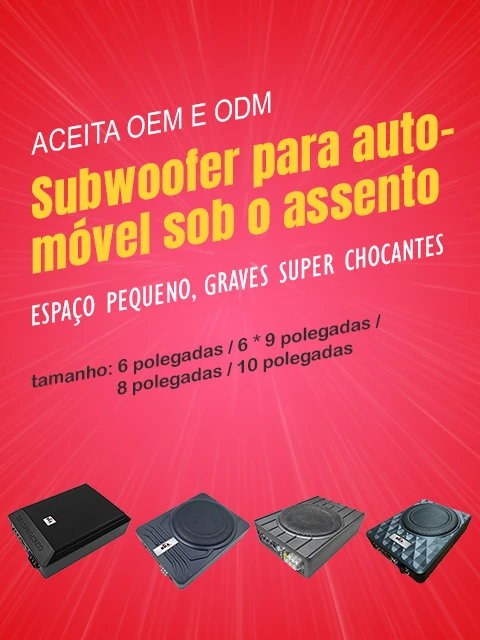 Car underseat subwoofer